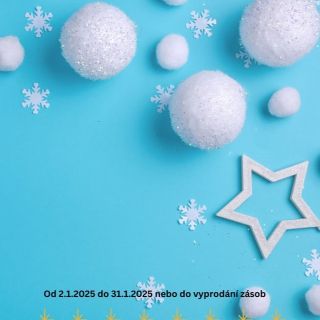 Lednový výprodej s kódem Leden25 15 % off na vše. Platí pro objednávky nad 700 Kč. #Kvalita #zima#PřírodníSíla #Zdraví...