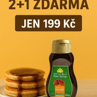 Date Crown Al Foah — datlový sirup 400 g (AKCE 2+1 ZDARMA) Přírodní, karamelová chuť datlí — ideální na palačinky, do...